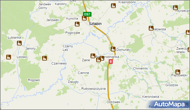 mapa Podhorodnianka, Podhorodnianka na mapie Targeo