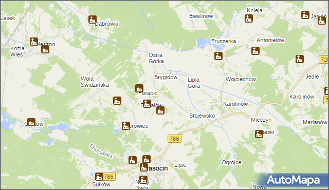 mapa Podlesko, Podlesko na mapie Targeo