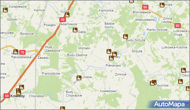 mapa Podlindowo, Podlindowo na mapie Targeo