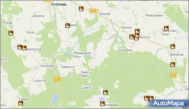 mapa Połchówko, Połchówko na mapie Targeo