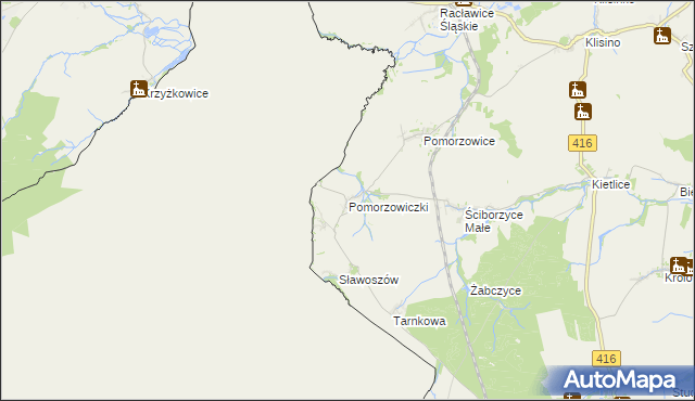 mapa Pomorzowiczki, Pomorzowiczki na mapie Targeo