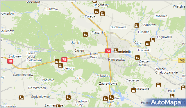 mapa Przededworze, Przededworze na mapie Targeo