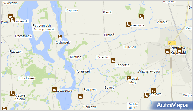 mapa Przedłuż, Przedłuż na mapie Targeo