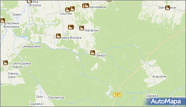 mapa Przejazd, Przejazd na mapie Targeo