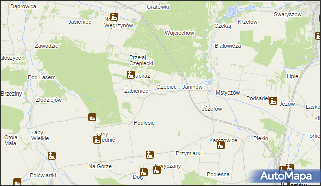 mapa Przełaj, Przełaj na mapie Targeo