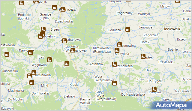 mapa Przenosza, Przenosza na mapie Targeo