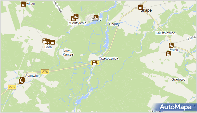 mapa Przetocznica, Przetocznica na mapie Targeo