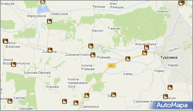 mapa Przewale, Przewale na mapie Targeo