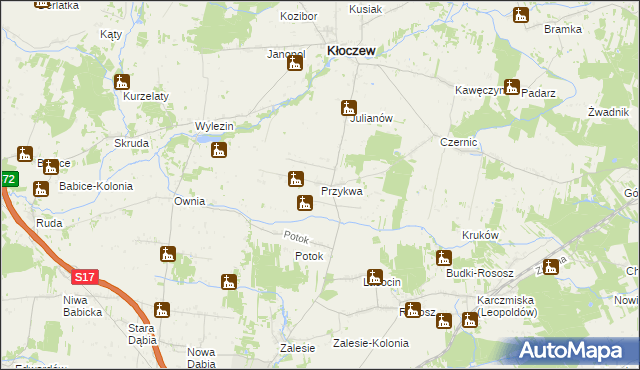 mapa Przykwa, Przykwa na mapie Targeo