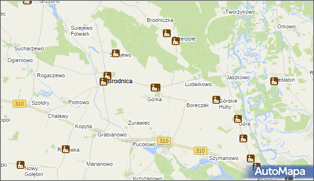 mapa Przylepki, Przylepki na mapie Targeo