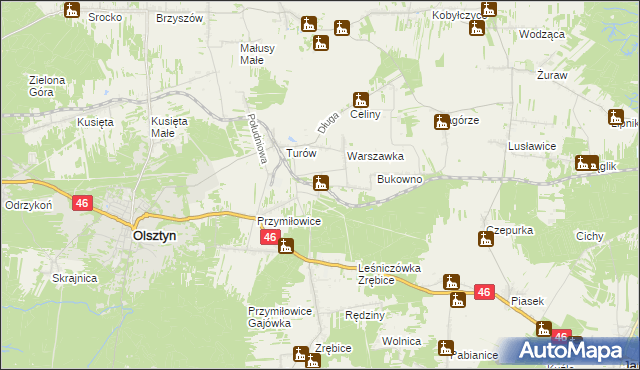mapa Przymiłowice-Podgrabie, Przymiłowice-Podgrabie na mapie Targeo