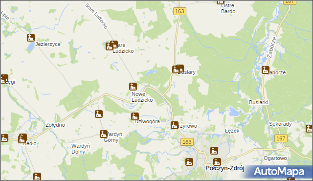 mapa Przyrówko, Przyrówko na mapie Targeo