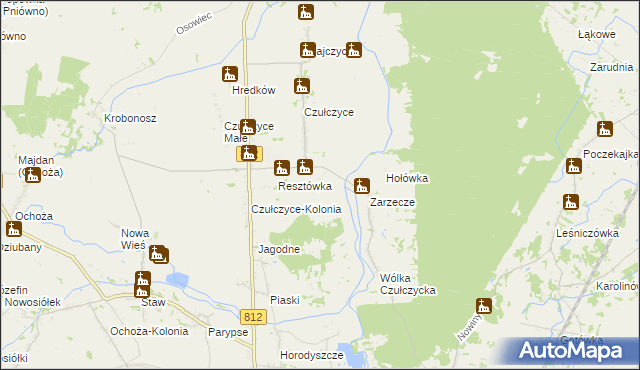 mapa Przysiółek, Przysiółek na mapie Targeo