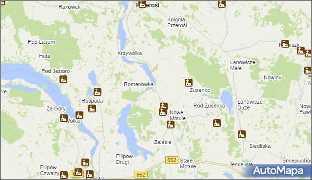 mapa Przystajne, Przystajne na mapie Targeo