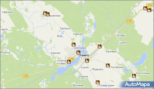 mapa Pszczewko, Pszczewko na mapie Targeo