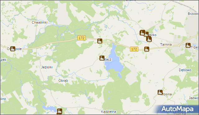 mapa Radacz, Radacz na mapie Targeo