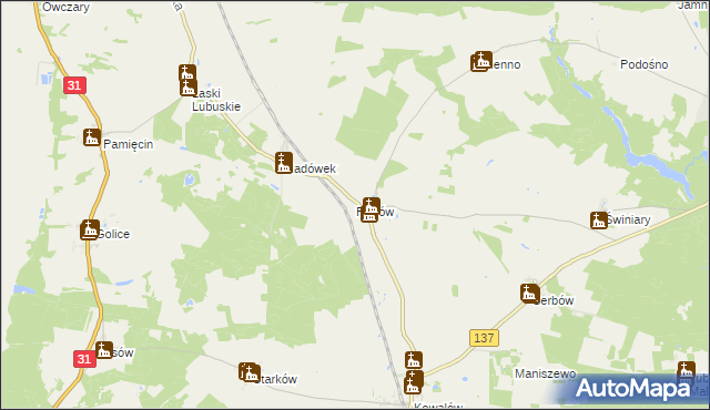 mapa Radów, Radów na mapie Targeo