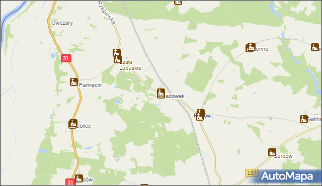 mapa Radówek, Radówek na mapie Targeo