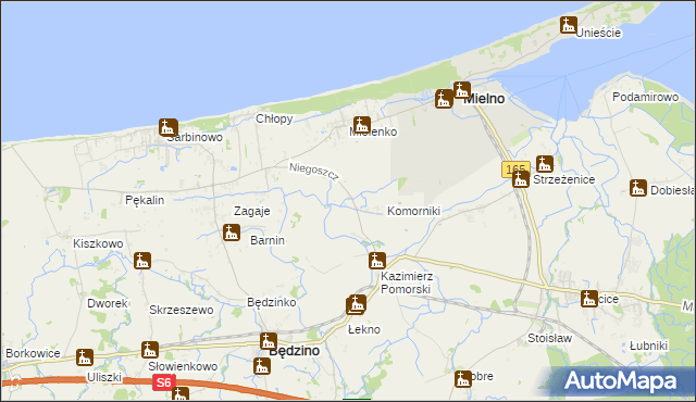 mapa Radzichowo, Radzichowo na mapie Targeo