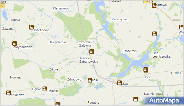 mapa Rajgród gmina Mrocza, Rajgród gmina Mrocza na mapie Targeo