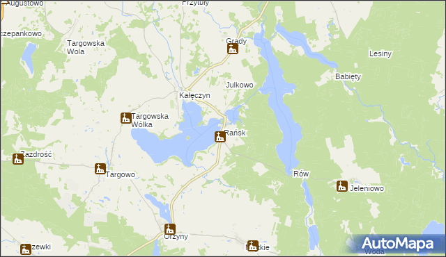 mapa Rańsk, Rańsk na mapie Targeo