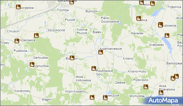 mapa Rdułtowice, Rdułtowice na mapie Targeo