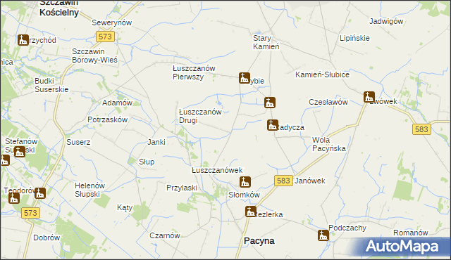 mapa Robertów, Robertów na mapie Targeo