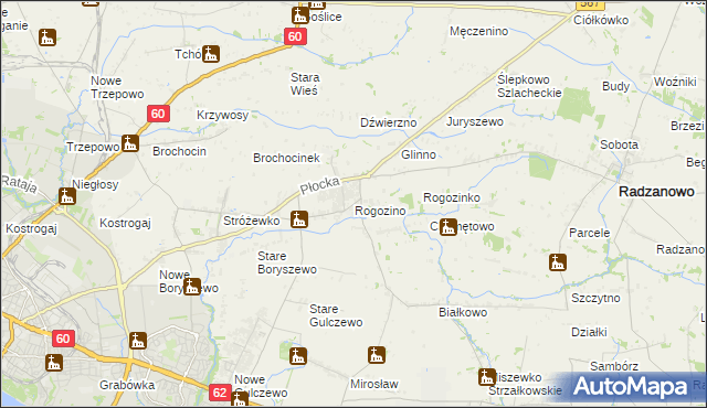 mapa Rogozino, Rogozino na mapie Targeo