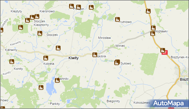 mapa Rokitnik, Rokitnik na mapie Targeo