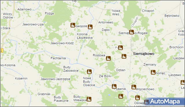 mapa Rostowa, Rostowa na mapie Targeo
