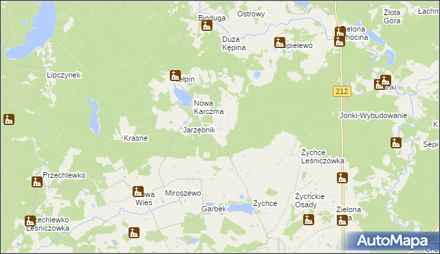 mapa Rowista, Rowista na mapie Targeo