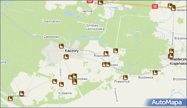 mapa Równopole, Równopole na mapie Targeo