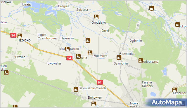 mapa Rozmierz, Rozmierz na mapie Targeo