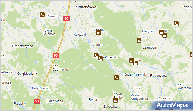 mapa Ruda-Czernik, Ruda-Czernik na mapie Targeo