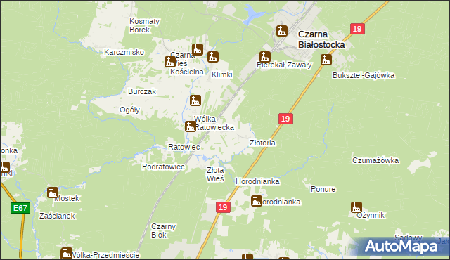 mapa Ruda Rzeczka, Ruda Rzeczka na mapie Targeo