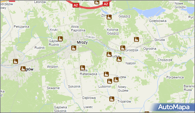 mapa Rudka-Sanatorium, Rudka-Sanatorium na mapie Targeo