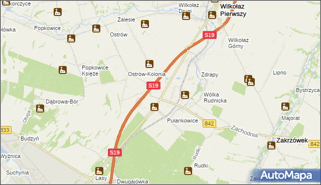 mapa Rudnik-Kolonia, Rudnik-Kolonia na mapie Targeo