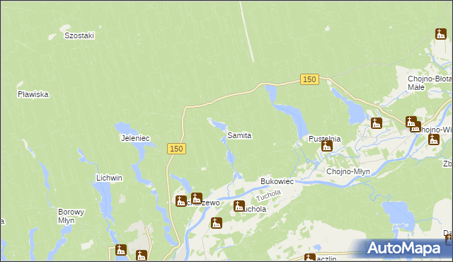 mapa Samita, Samita na mapie Targeo