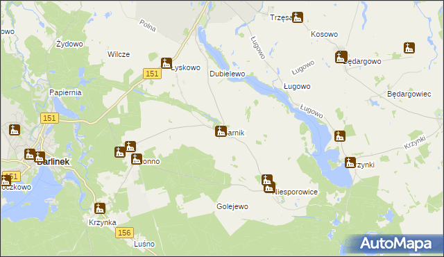 mapa Sarnik, Sarnik na mapie Targeo