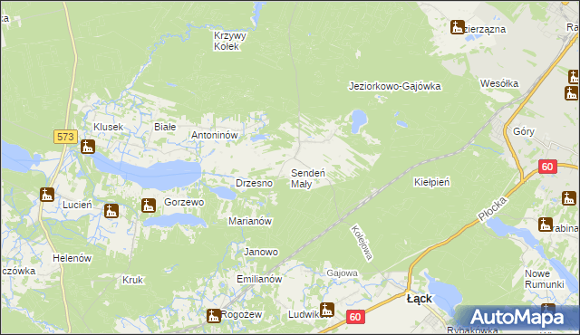 mapa Sendeń Mały, Sendeń Mały na mapie Targeo