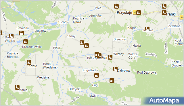 mapa Siekierowizna, Siekierowizna na mapie Targeo