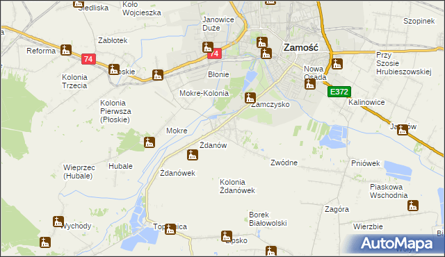 mapa Skokówka, Skokówka na mapie Targeo