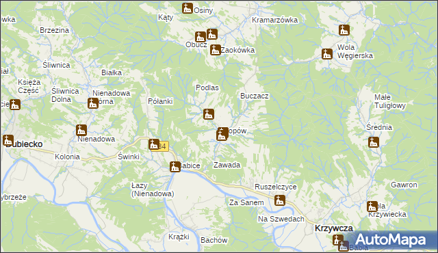 mapa Skopów, Skopów na mapie Targeo