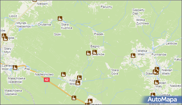 mapa Smarków, Smarków na mapie Targeo