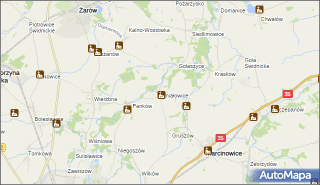 mapa Śmiałowice, Śmiałowice na mapie Targeo