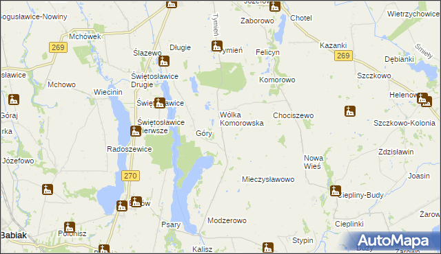 mapa Śmielnik, Śmielnik na mapie Targeo