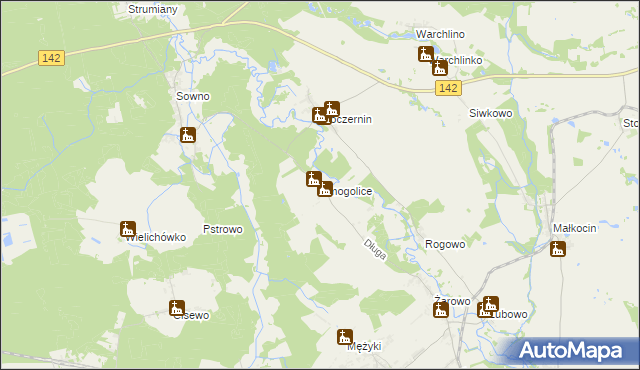 mapa Smogolice, Smogolice na mapie Targeo