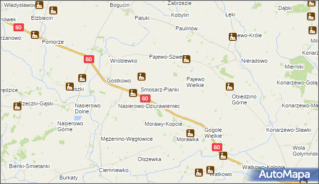 mapa Smosarz-Dobki, Smosarz-Dobki na mapie Targeo