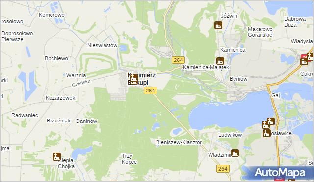 mapa Smuczyn, Smuczyn na mapie Targeo