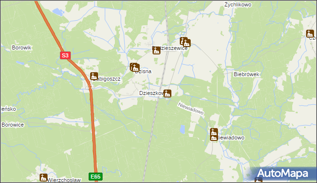 mapa Sobieszewo, Sobieszewo na mapie Targeo